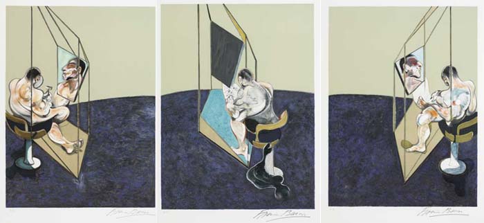 THREE STUDIES OF MALE BACK, 1987 by Francis Bacon sold for 14,000 at Whyte's Auctions