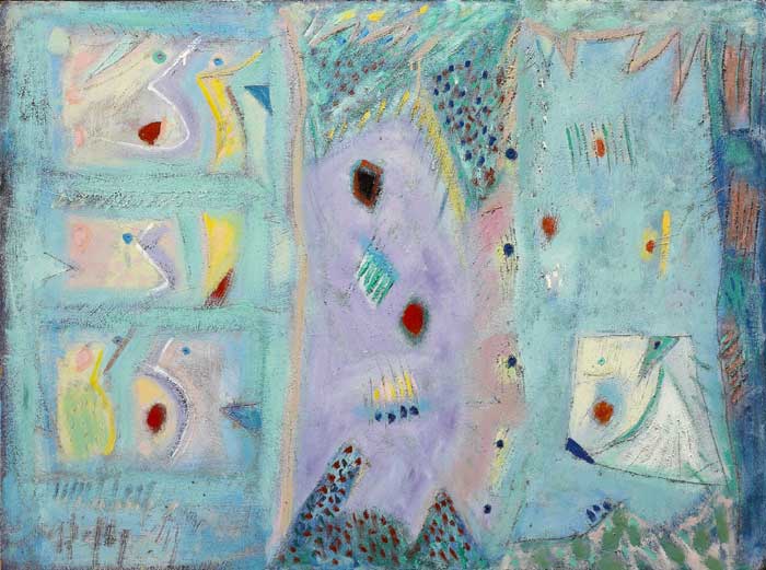 SPECTRAL GARDEN, BAHAMAS, 1987 by Tony O'Malley sold for 38,000 at Whyte's Auctions