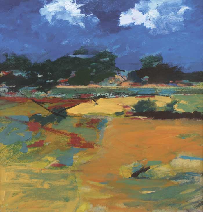 FIELD AND TREES, 1989 by Clement McAleer sold for 1,700 at Whyte's Auctions