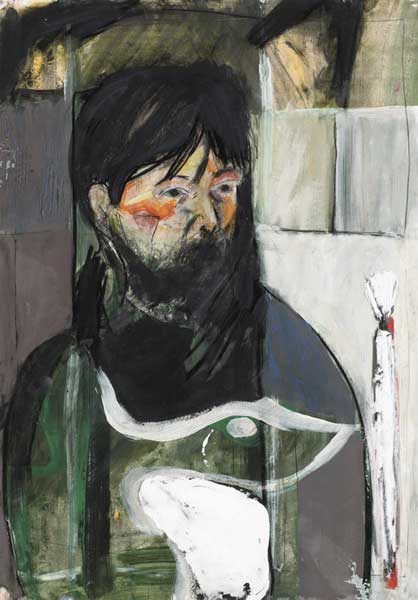 TERRY, DUBLIN PAINTER, 1983/1984 by Brian Maguire sold for 1,600 at Whyte's Auctions