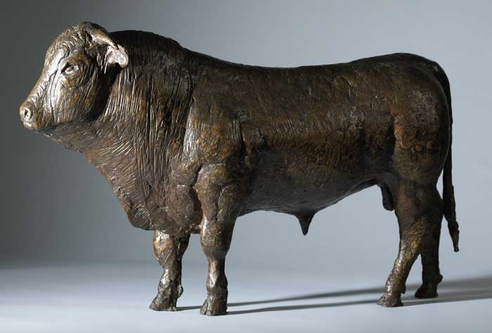 TIPPERARY BULL, 1979 by John Behan sold for 4,400 at Whyte's Auctions