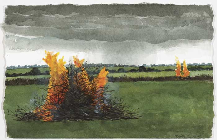 FIRE AND RAIN, 2003 by Martin Gale RHA (b.1949) at Whyte's Auctions