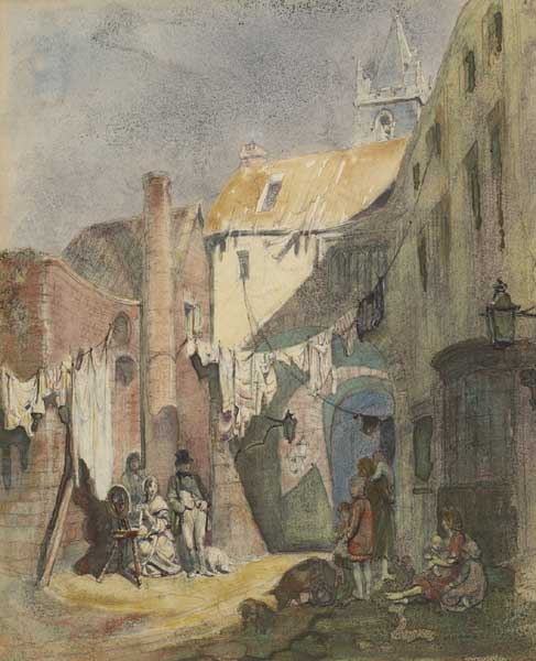 STREET IN GALWAY by Alfred Charles Conrade sold for 800 at Whyte's Auctions