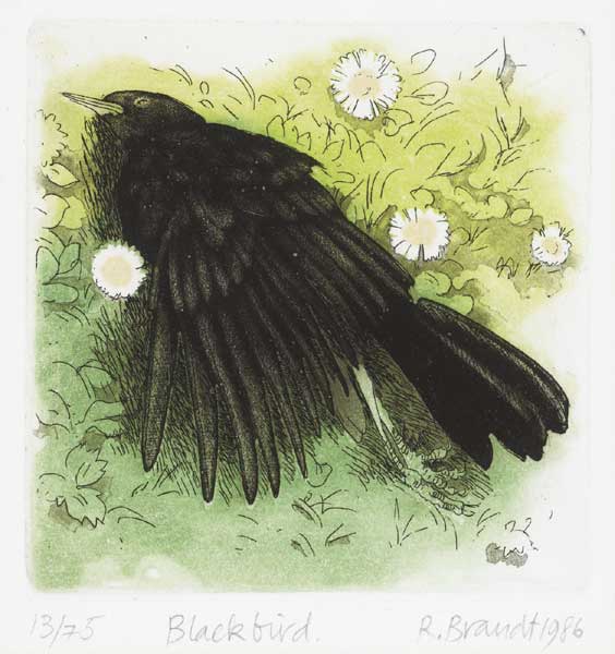 BLACKBIRD, 1986 by Ruth Brandt sold for 220 at Whyte's Auctions