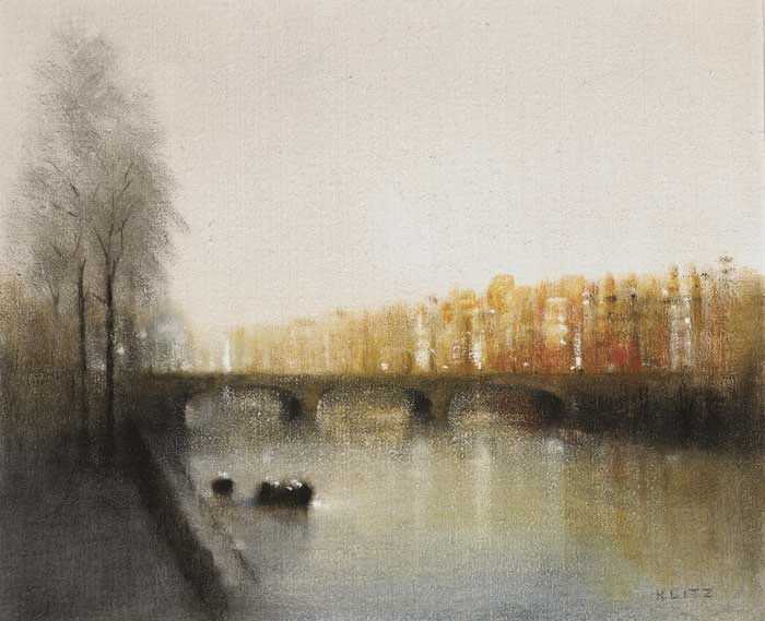 THE LIFFEY, DUBLIN by Anthony Robert Klitz sold for 1,150 at Whyte's Auctions