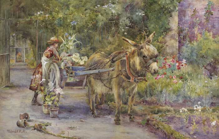 THE GARDEN CART by Mildred Anne Butler sold for 16,000 at Whyte's Auctions