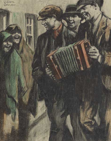 THE MUSICIAN, 1923 by William Conor sold for 13,000 at Whyte's Auctions