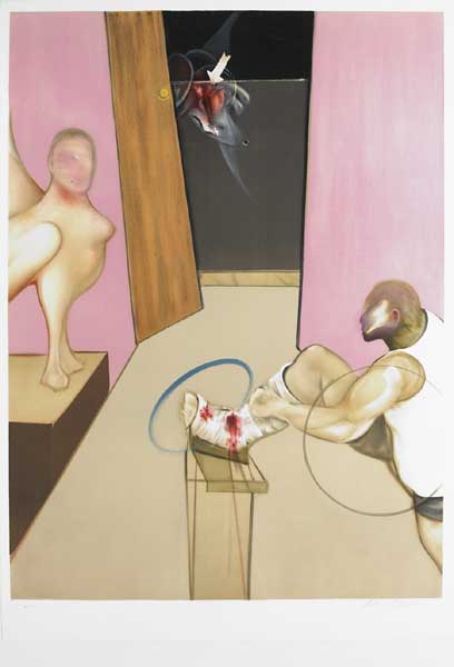 OEDIPUS AND THE SPHINX AFTER INGRES, 1983/84 by Francis Bacon sold for 7,600 at Whyte's Auctions
