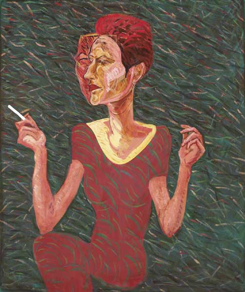 SMOKER, 1997 by Brian Bourke sold for 2,900 at Whyte's Auctions