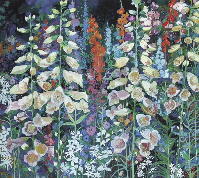 FOXGLOVES by Victor Richardson sold for 1,150 at Whyte's Auctions
