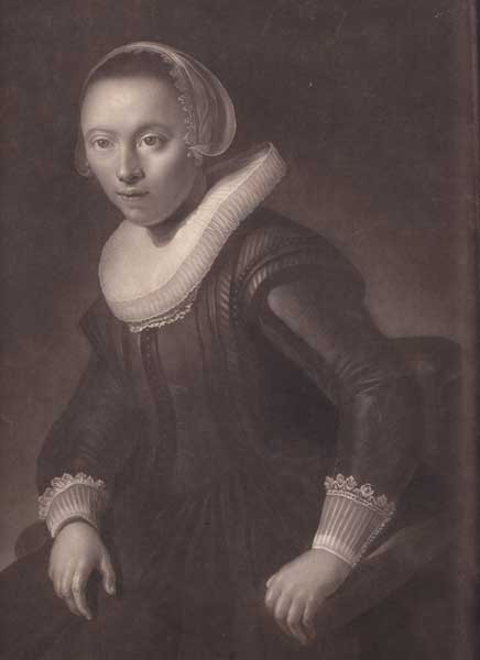 PORTRAIT OF A GIRL WITH A LACE COLLAR, 1708 by Rembrandt van Rijn sold for 100 at Whyte's Auctions