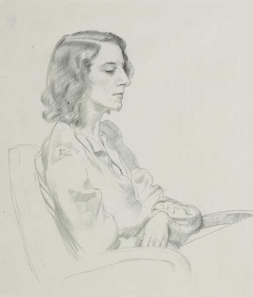 THREE STUDIES OF THE ARTIST'S WIFE RENE by Sen O'Sullivan sold for 500 at Whyte's Auctions