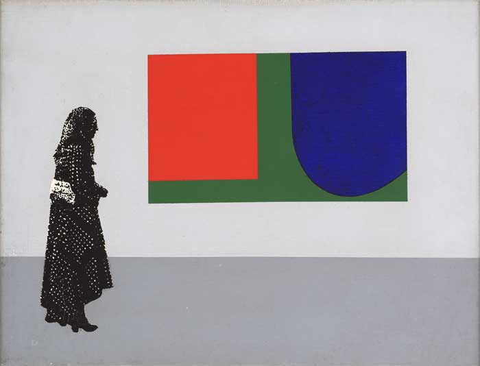 FIGURE AN WITH ELLSWORTH KELLY, 1972 by Robert Ballagh (b.1943) at Whyte's Auctions