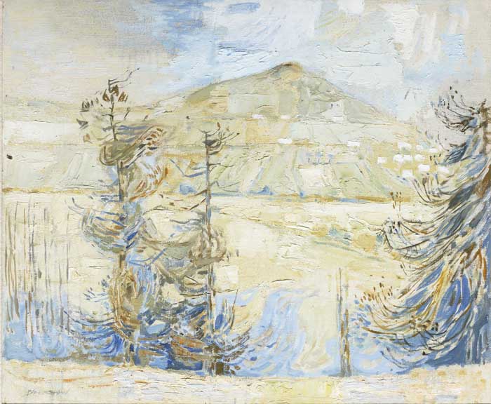 WHITE MOUNTAIN by Basil Blackshaw HRHA RUA (1932-2016) at Whyte's Auctions