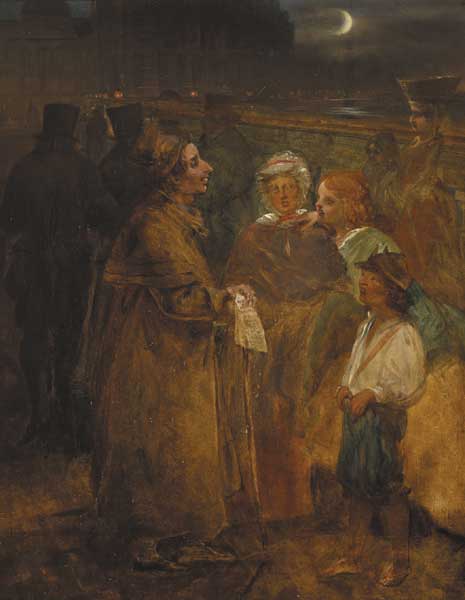 THE STREET POET ZOZIMUS IN 1838 by Henry M. McManus sold for 1,500 at Whyte's Auctions