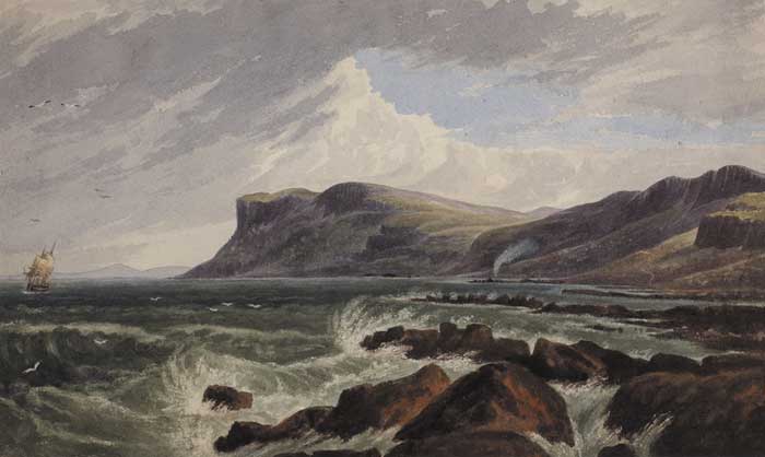 ANTRIM COASTLINE by William Nicholl sold for 250 at Whyte's Auctions