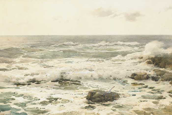 SEASCAPE by Helen O'Hara sold for 850 at Whyte's Auctions