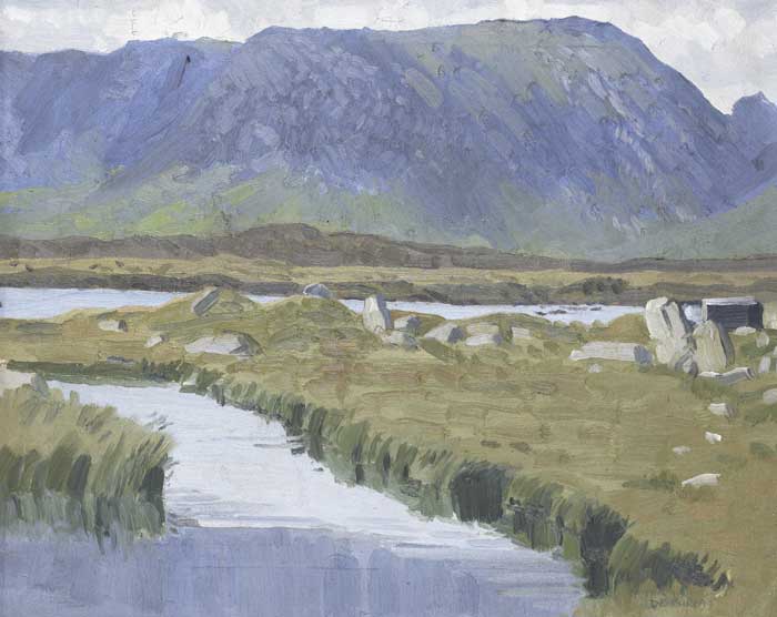 BENDS IN THE RIVER, CONNEMARA by Michel de Burca sold for 1,100 at Whyte's Auctions