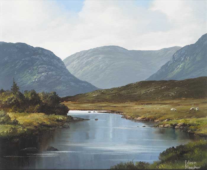 ERRIFF RIVER, CONNEMARA, 1997 by Eileen Meagher sold for 900 at Whyte's Auctions
