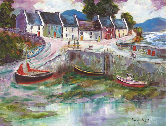ROUNDSTONE, CONNEMARA, 2004 by Paul Proud sold for 450 at Whyte's Auctions