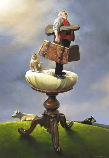 THE MAN AND THE FIDDLE by Jimmy Lawlor sold for 1,600 at Whyte's Auctions