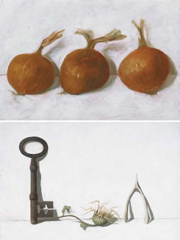 SEED, 2005 and ONIONS, 2004 (A PAIR) by Mark Pepper sold for 700 at Whyte's Auctions