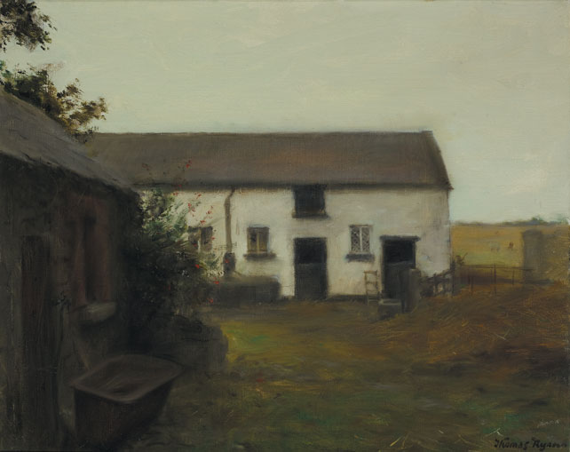 FARMHOUSE, c.1989 by Thomas Ryan PPRHA (1929-2021) at Whyte's Auctions
