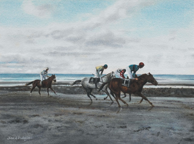 LAYTOWN RACES, 2009 by John A. Blakey sold for 800 at Whyte's Auctions
