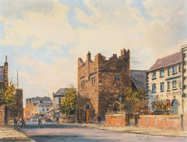 CASTLE STREET, DALKEY, COUNTY DUBLIN by Colin Gibson sold for 600 at Whyte's Auctions