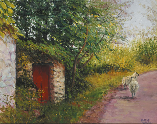 RED DOOR, ROSBRIN by Maeve Taylor sold for 500 at Whyte's Auctions