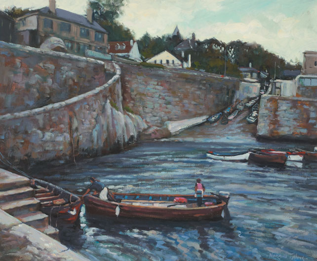 COLIEMORE HARBOUR, DALKEY by Norman Teeling sold for 1,000 at Whyte's Auctions