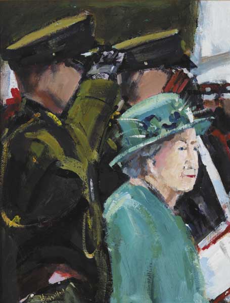 AN IRISH SALUTE TO QUEEN ELIZABETH [CHUIRTEIS A BANRIONA EILIS] by Michael Hanrahan sold for 2,000 at Whyte's Auctions