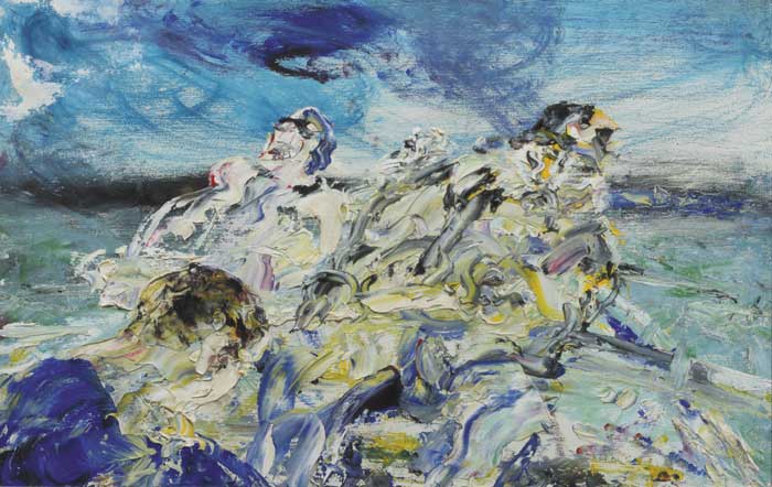 RESCUE MEN, 1949 by Jack Butler Yeats sold for 110,000 at Whyte's Auctions
