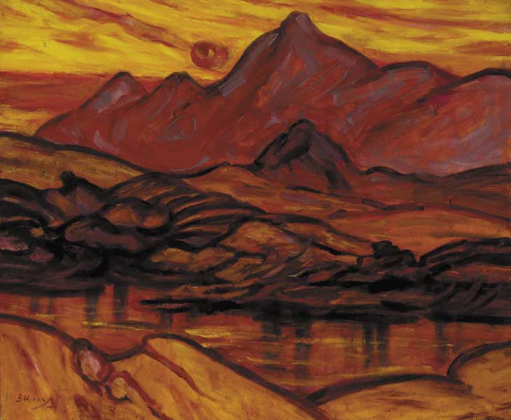 SUNRISE OVER THE REEKS, COUNTY KERRY by Grace Henry sold for 3,800 at Whyte's Auctions