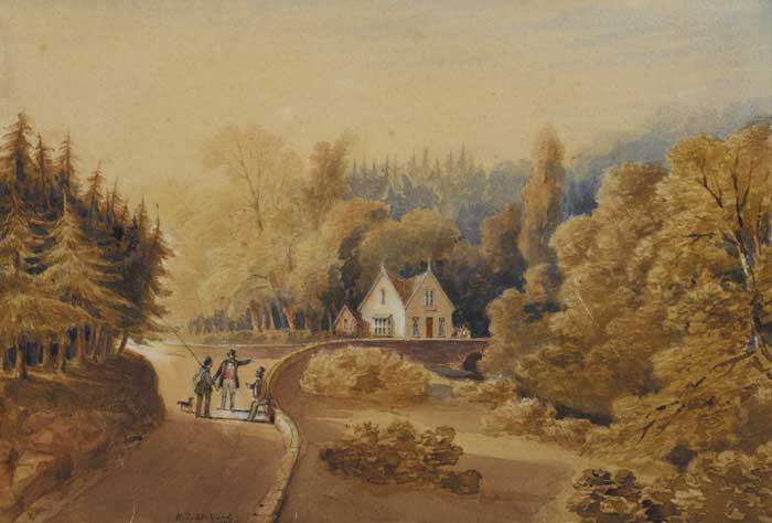 BELLMOUNT LODGE, CORK, 1855 by Robert Lowe Stopford sold for 1,400 at Whyte's Auctions