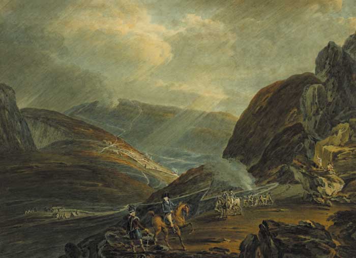 MILITARY ROAD, 1802 by Thomas Sautelle Roberts sold for 9,500 at Whyte's Auctions