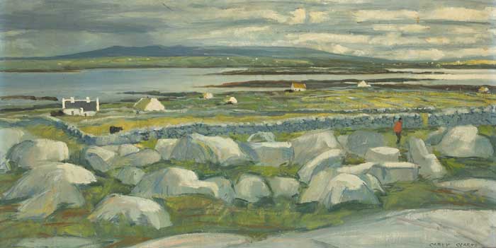 WEST OF IRELAND LANDSCAPE by Carey Clarke sold for 850 at Whyte's Auctions