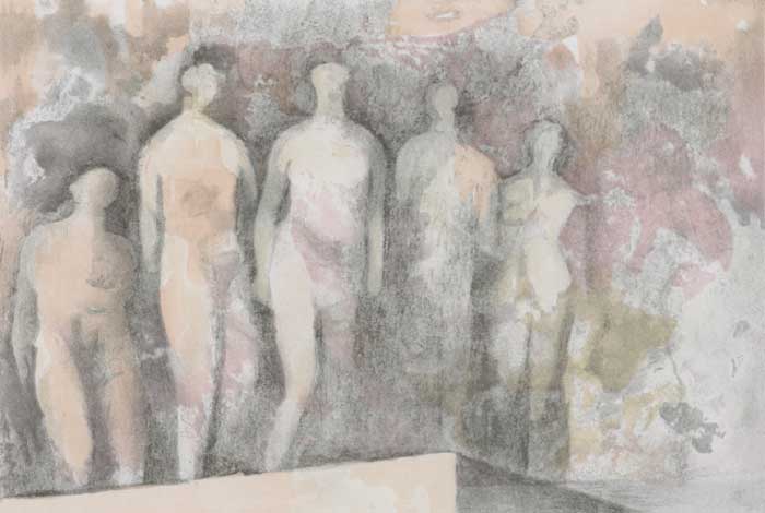 STANDING NUDES, 1984 by Henry Moore sold for 1,200 at Whyte's Auctions