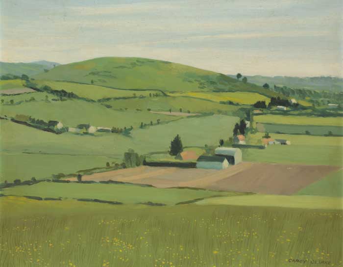 A SUMMER'S DAY, WICKLOW (NEAR RATHCOOLE) by Carey Clarke sold for 1,000 at Whyte's Auctions
