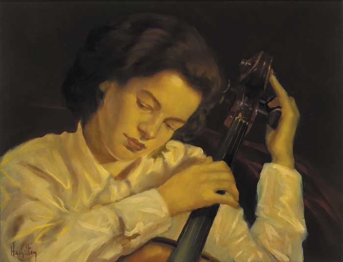 CELLIST by Ken Hamilton sold for 2,200 at Whyte's Auctions