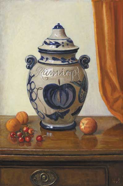 RUMTOPF (FRUIT PUNCH JAR) 1991 by Hilda van Stockum sold for 1,600 at Whyte's Auctions