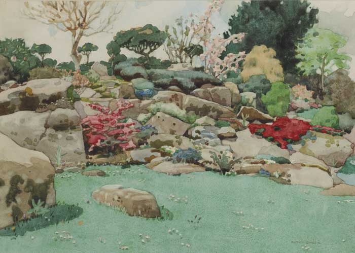 THE ROCKERY by Alethea Garstin sold for 480 at Whyte's Auctions