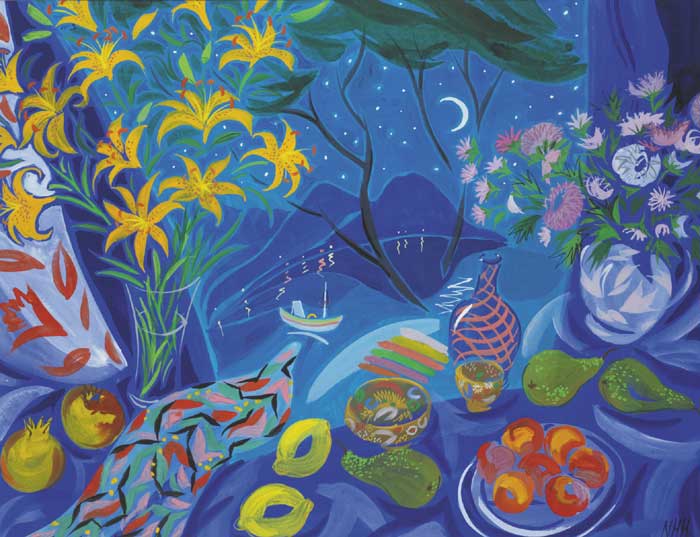 NIGHT WINDOW, CRETE by Nicholas Hely Hutchinson sold for 850 at Whyte's Auctions