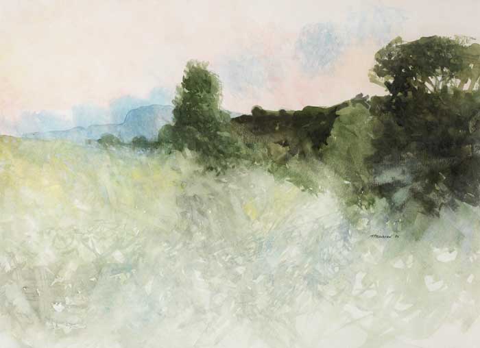 LANDSCAPE WITH TREES, 1983 by Terence P. Flanagan RHA PPRUA (1929-2011) at Whyte's Auctions