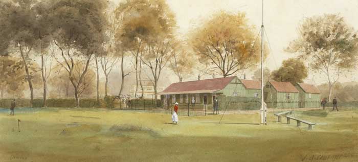 ORMEAU GOLF CLUBHOUSE, 1921 by Joseph William Carey sold for 1,250 at Whyte's Auctions
