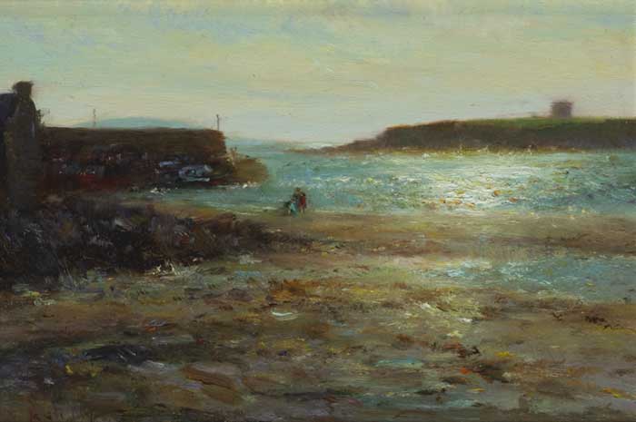 LOUGHSHINNY HARBOUR by Paul Kelly sold for 400 at Whyte's Auctions