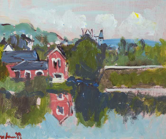 DALY'S BRIDGE, SUNDAY'S WELL, CORK by Marie Carroll sold for 200 at Whyte's Auctions