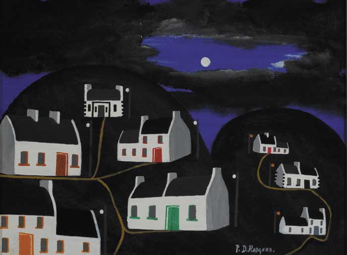MY ISLAND AT NIGHT by Patsy Dan Rodgers sold for 480 at Whyte's Auctions