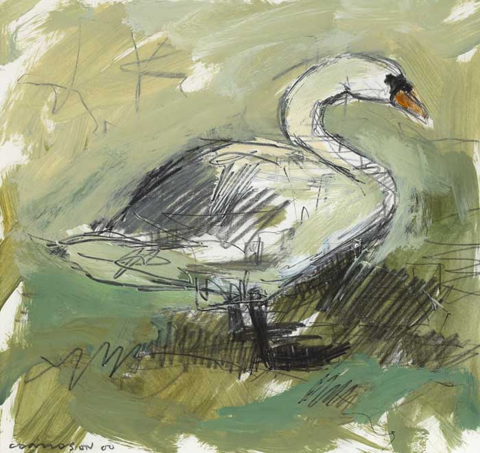 SWAN, 2000 by Colin Davidson sold for 180 at Whyte's Auctions