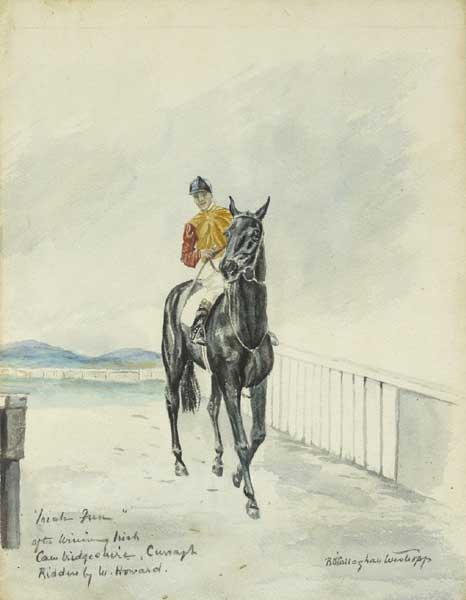 "INISH FREE" AFTER WINNING IRISH CAMBRIDGESHIRE, CURRAGH, RIDDEN BY W. HOWARD by Rosemary O'Callaghan-Westropp sold for 200 at Whyte's Auctions